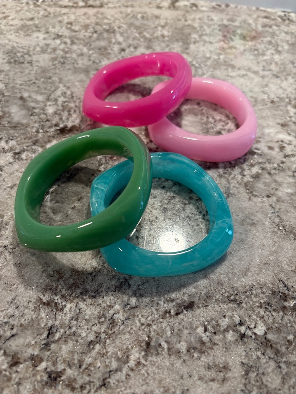 Chunky bracelets